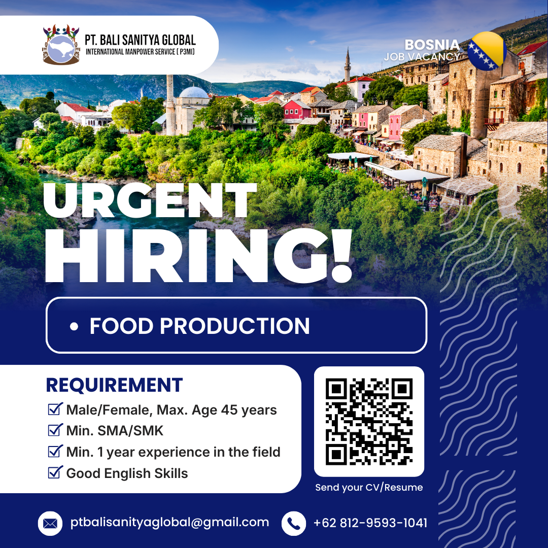 Urgent Hiring - Bosnia