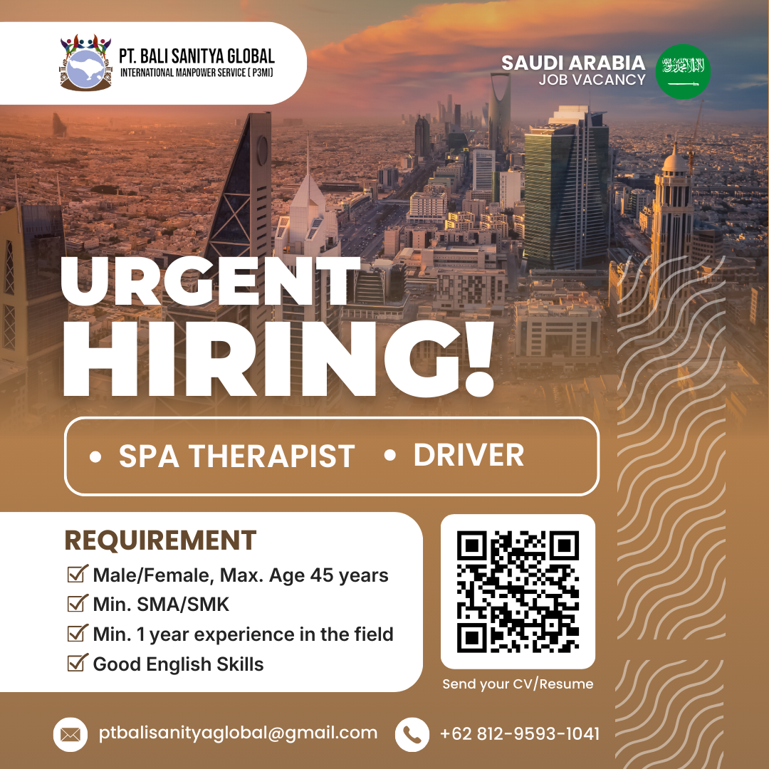 Urgent Hiring -  Saudi Arabia