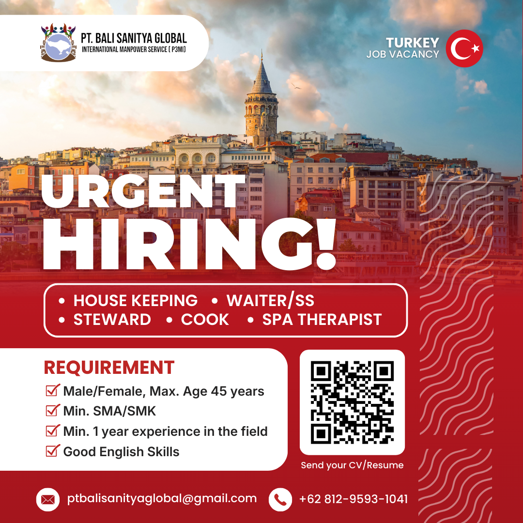 Urgent Hiring - Turkey